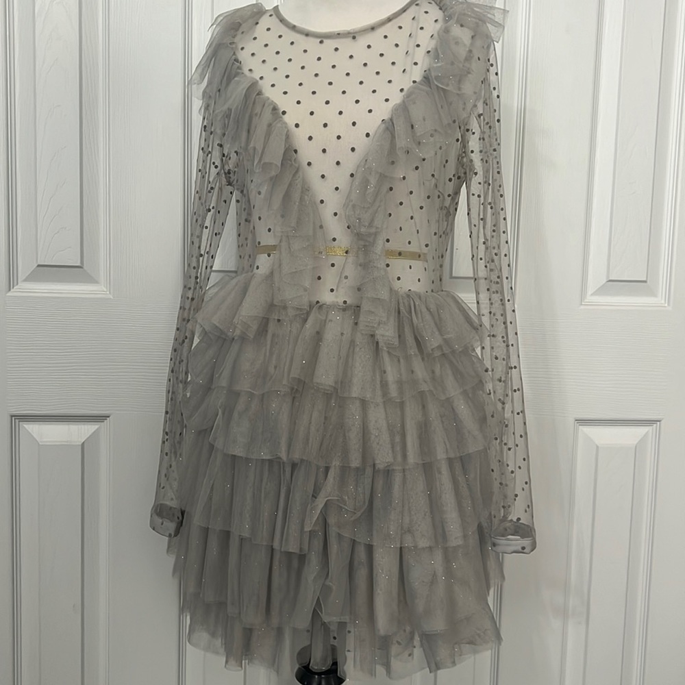Sheer mini dress
